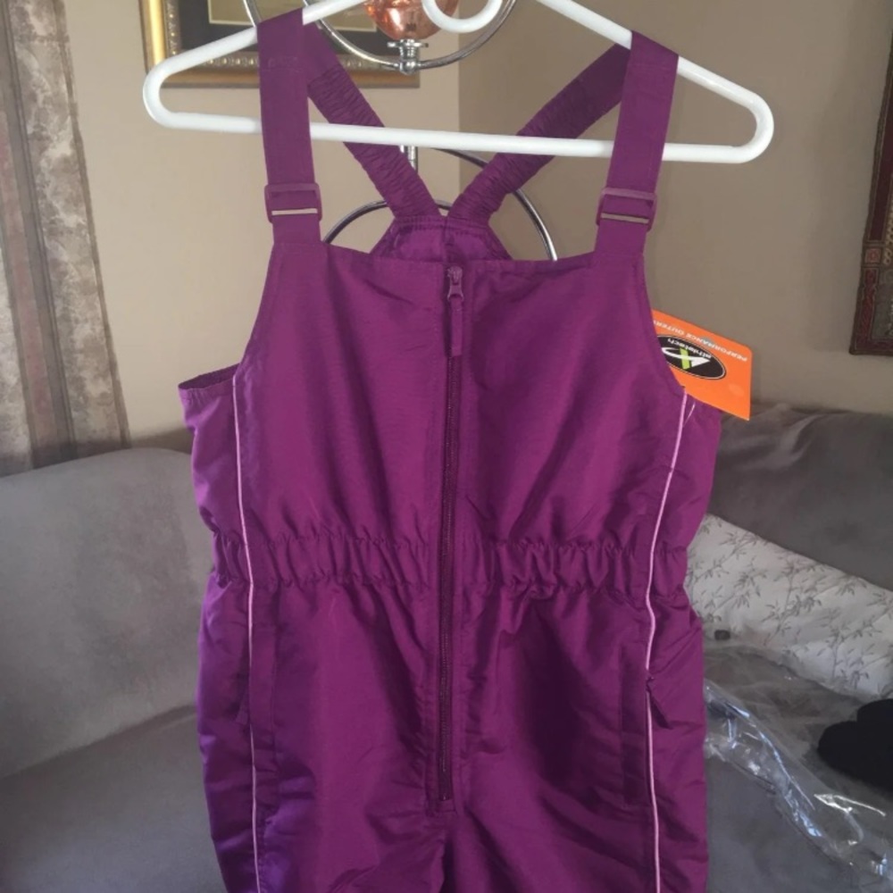 Snow suit/ snow bib for girls